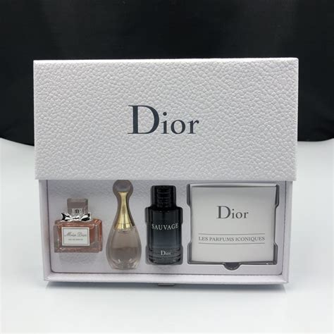 dior miniature perfume set boots|Dior aftershave gift set.